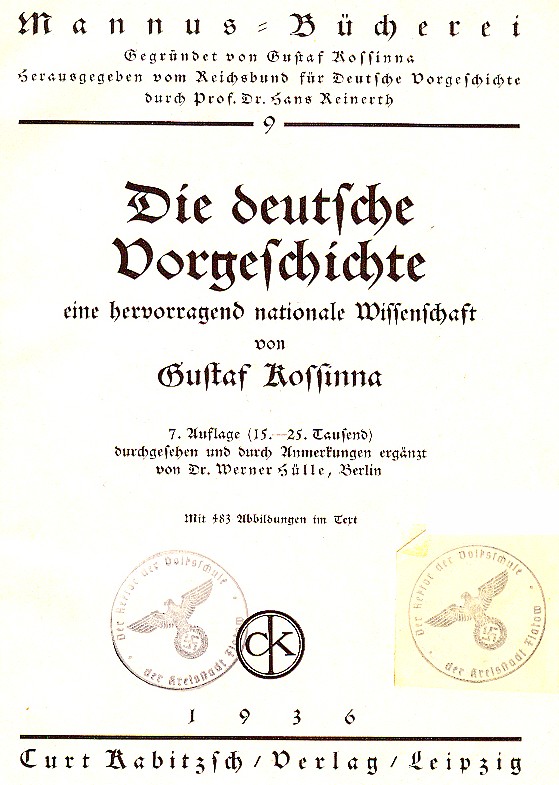 "Die deutsche Vorgeschichte" Titelbild